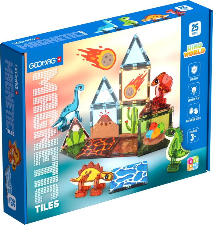 Geomag Magnetic Tiles Dino World 25pcs. (PF.224.221.00) (0)