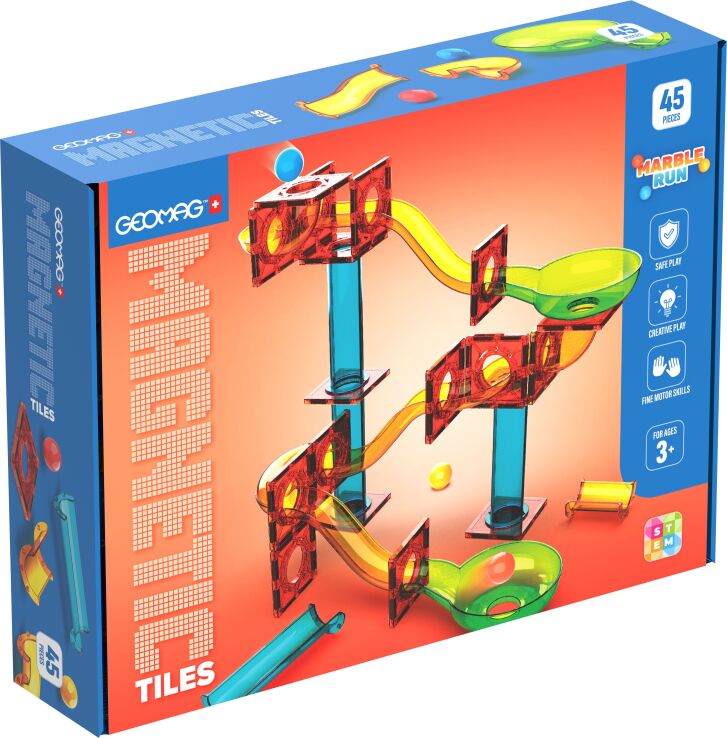 Geomag Magnetic Tiles Marble Fun 45pcs. (PF.224.232.00) (5)