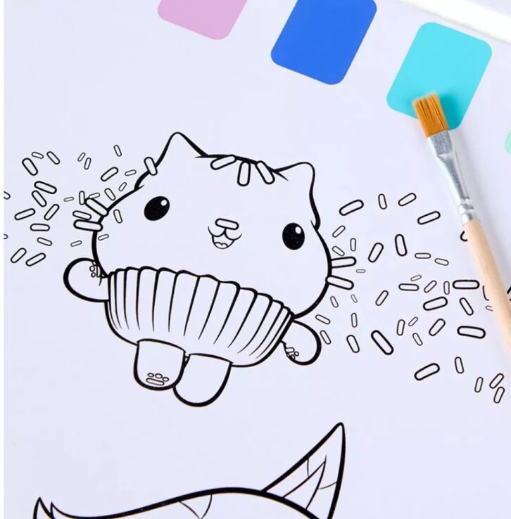 CAN Gabby's Dollhouse Μπλοκ Ζωγραφικής Watercolour (GD24355) (2)