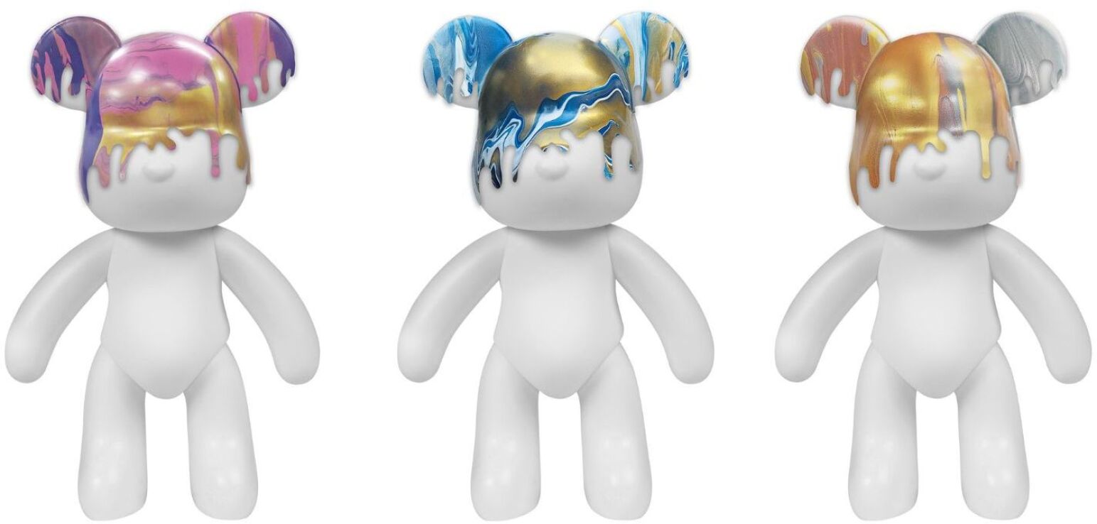 TMI Pour Palz-Αρκουδάκι Metallic W3 40ml-3 Σχέδια (G25016) (3)