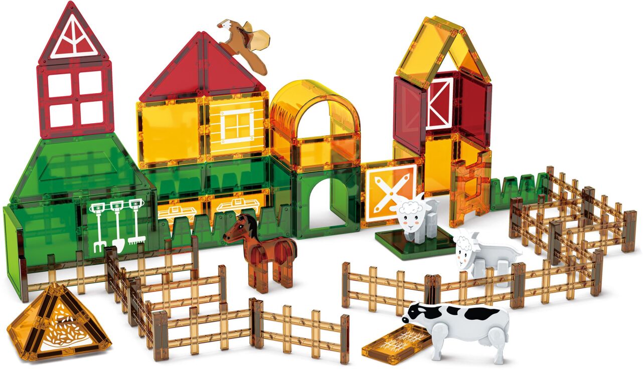 BW Magnetic Tiles Φάρμα 76Τμχ (X5203) (1)