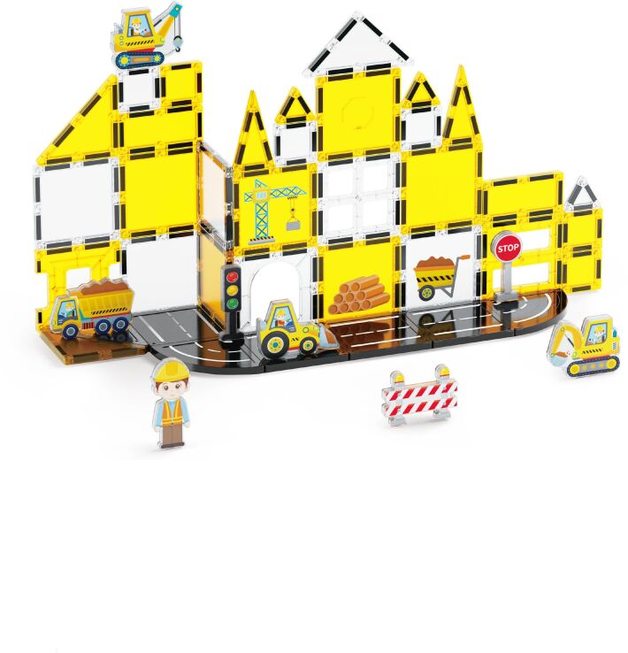 BW Magnetic Tiles Construction Set 47Τμχ (X6035) (1)