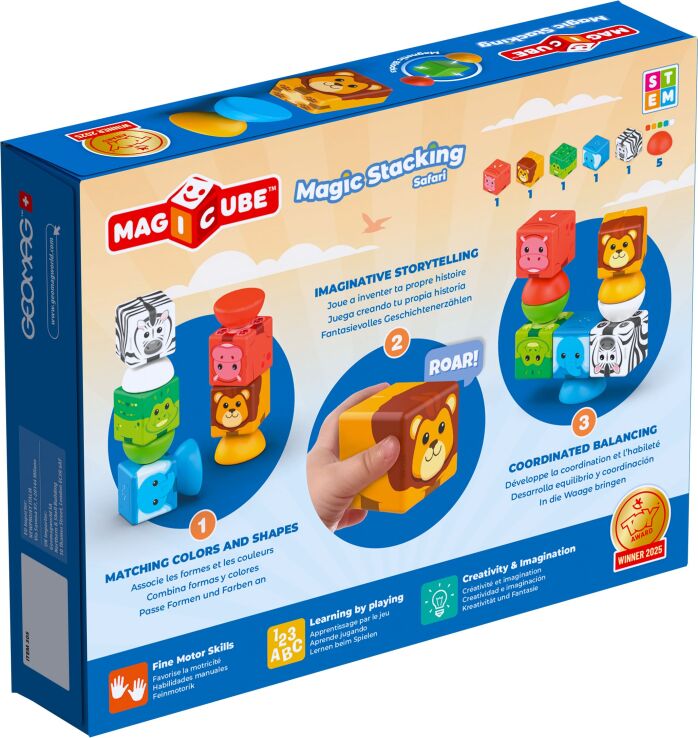Geomag Magicube Magnetic Magic Stacking Safari 10 (PF.331.305.00) (6)