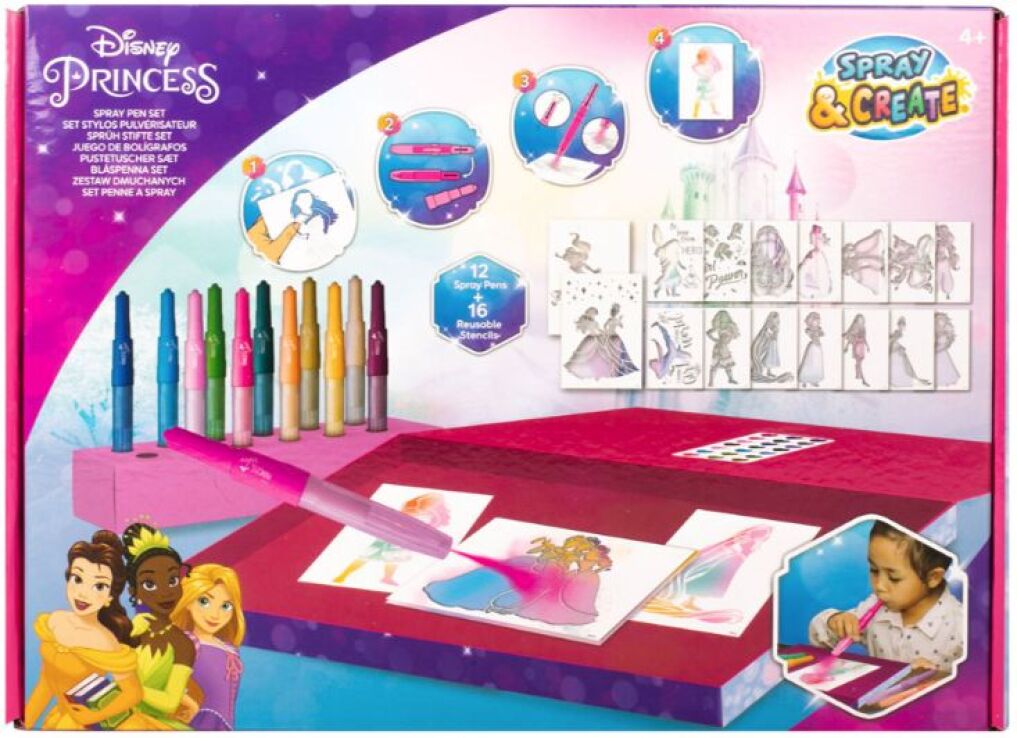 Canenco Disney Princess Αερογράφος Set Desktop Box (DP22368) (0)