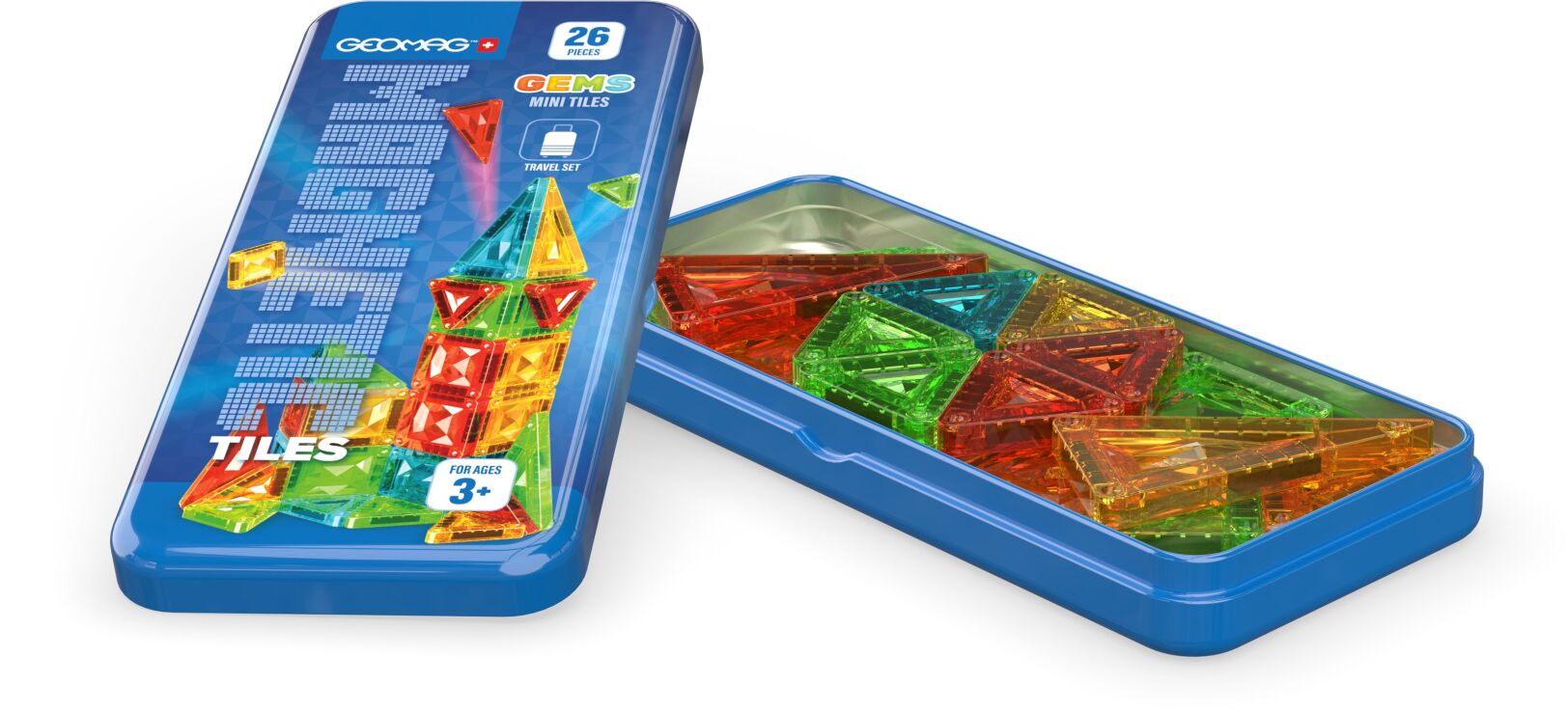 Geomag Magnetic Tiles Mini Travel Set 26pcs. (PF.334.106.00) (1)