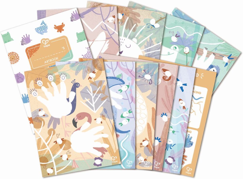 Hape Artbook Finger Painting (E2005A) (1)