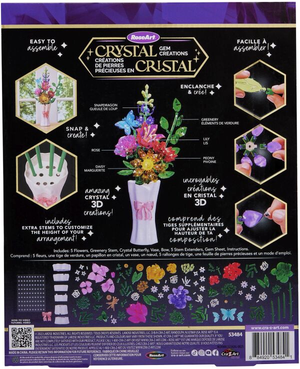 Cra-Z-Art Rose Art Σετ Δημιουργίας Crystal Bouquet (53484) (11)