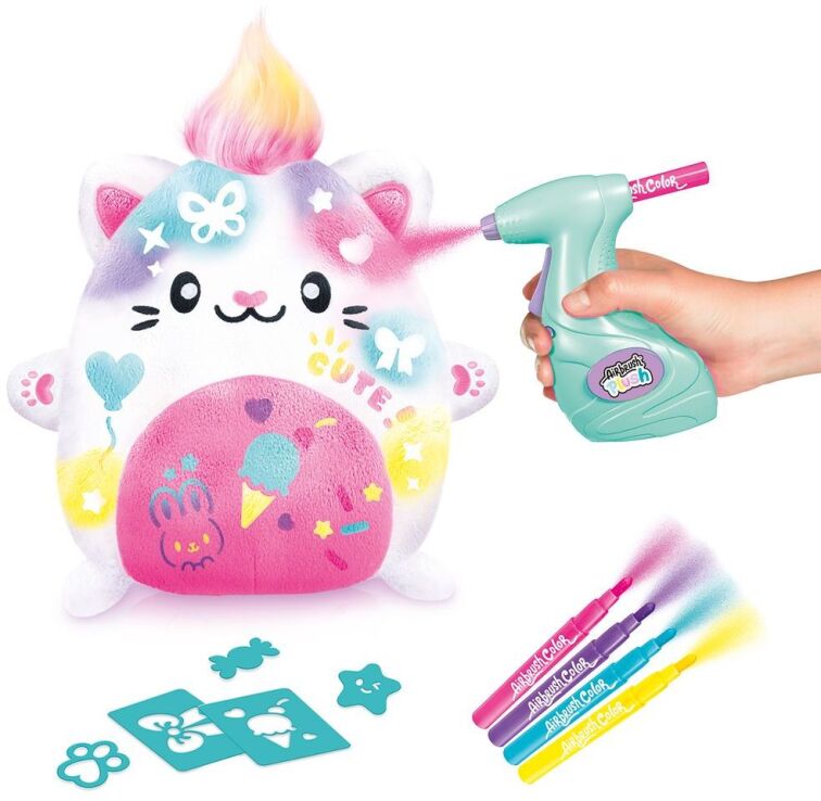 Canal Airbrush Plush Λούτρινο Kawaii Kitty (AIR073) (1)