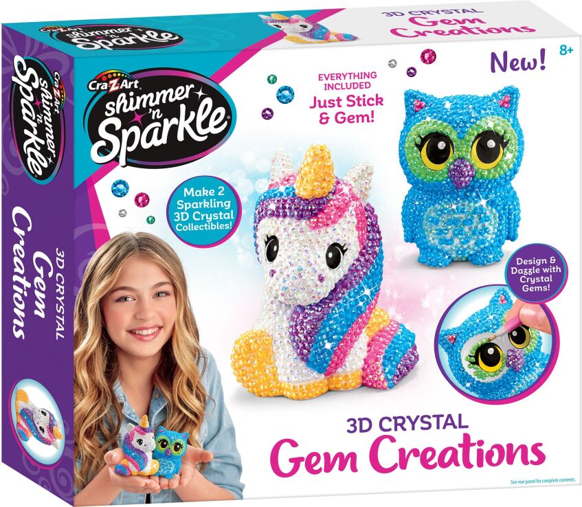 Cra-Z-Art Shimmer'N Sparkle 3D Crystal Gem Creations (65667) (0)