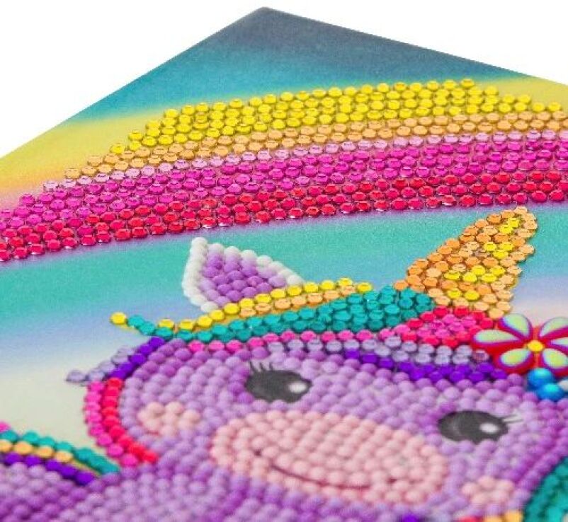 Craft Buddy Notebook Crystal Art Unicorn Smile (CANJ-3) (2)