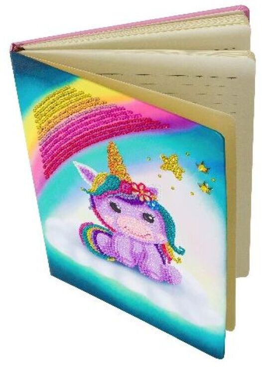 Craft Buddy Notebook Crystal Art Unicorn Smile (CANJ-3) (3)