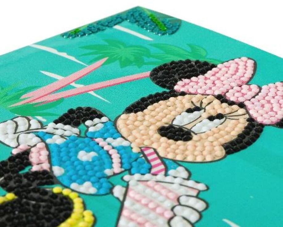 Craft Buddy Card Crystal Art Minnie On Holiday 18X18cm (CCK-DNY807) (2)