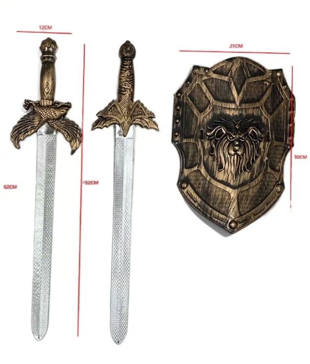 BW Σετ Ξίφος & Ασπίδα Wabfabe (1688-82) (2)