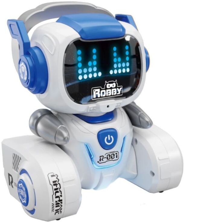 BW Robot Robbotic Robby With Light & Sound-2 Σχέδια (A101) (3)