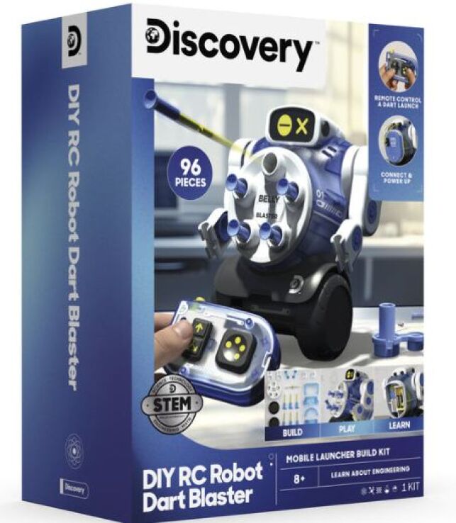 Discovery Diy Τηλεκατευθυνόμενο Robot Dart Blaster (1301028860) (1)