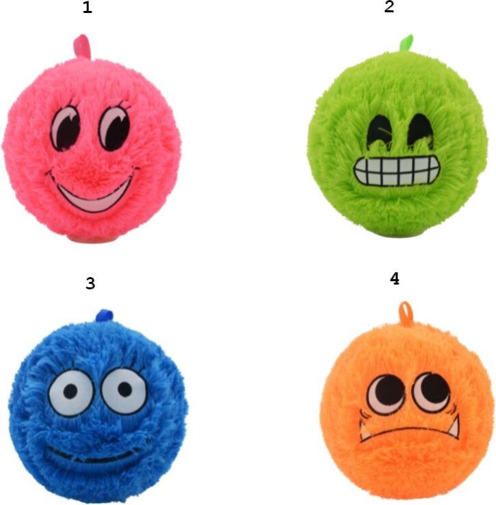 Welstar Μπάλα Emoji 9''-4 Σχέδια (W5036PB) (1)