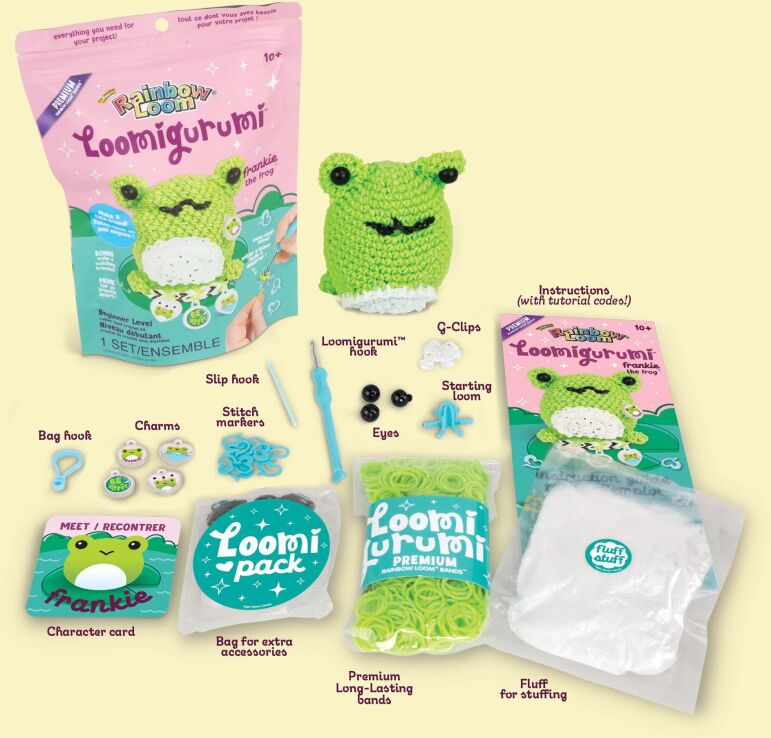 Rainbow Loom Loomigurumi Σετ Βάτραχος (A0221) (3)