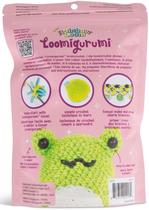 Rainbow Loom Loomigurumi Σετ Βάτραχος (A0221) (4)