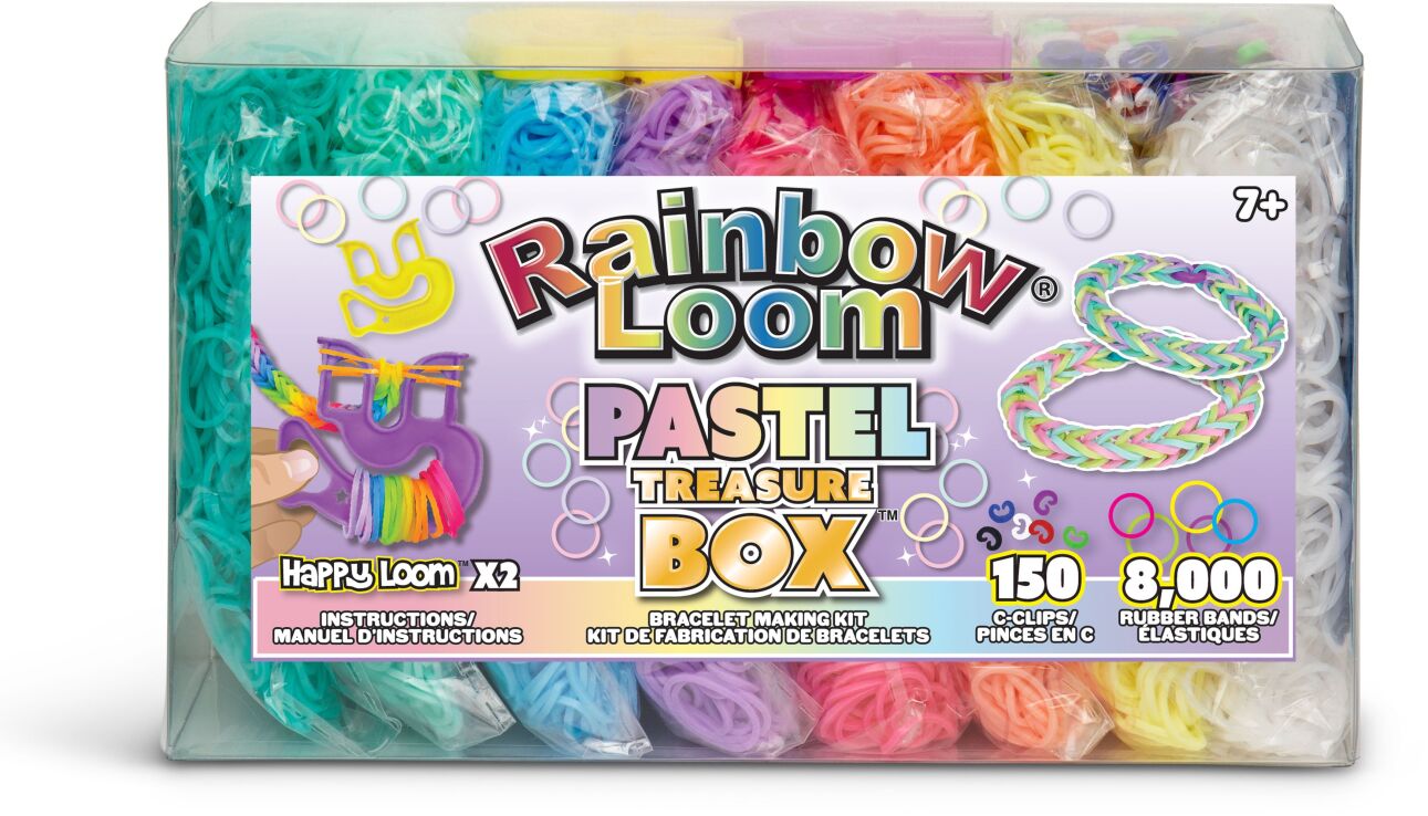 Rainbow Loom Pastel Treasure Box (B0336) (0)