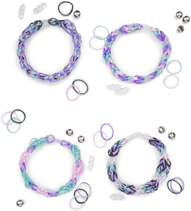 Rainbow Loom Loomiloom Σετ Βραχιόλια Cosmic Magic (A0218) (2)