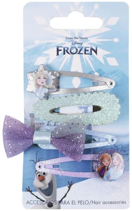 Cerda Frozen Σετ Hair Clips 4Τμχ (2500002452) (1)