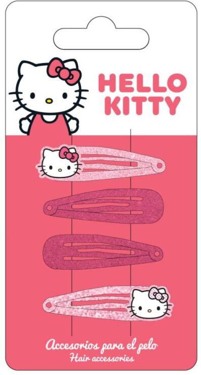 Cerda Hello Kitty Σετ Hair Clips 4Τμχ (2500003219) (0)