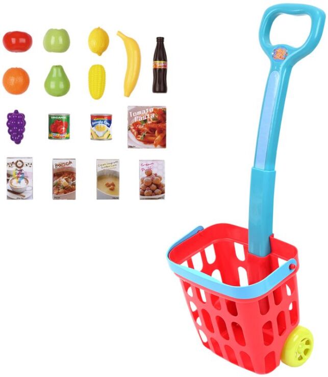 Playgo Καρότσι-Rolling Shopping Basket 17 Τμχ (3246) (2)