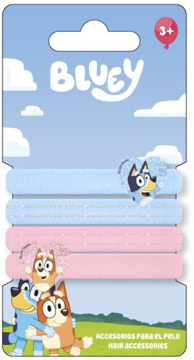 Cerda Bluey Σετ Κοκκαλάκια Μαλλιών 4Τμχ (2500003439) (0)