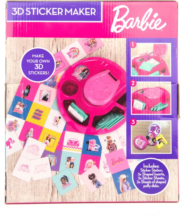 Sambro Barbie 3D Sticker Creator With Doll (BRB-4930-FO) (2)