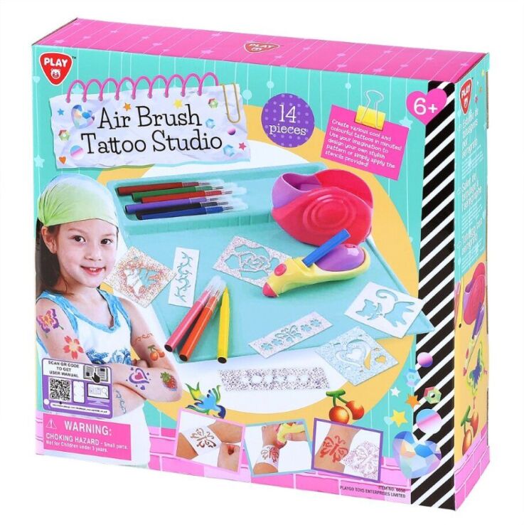 Playgo Air Brush Tattoo Studio (6050) (1)