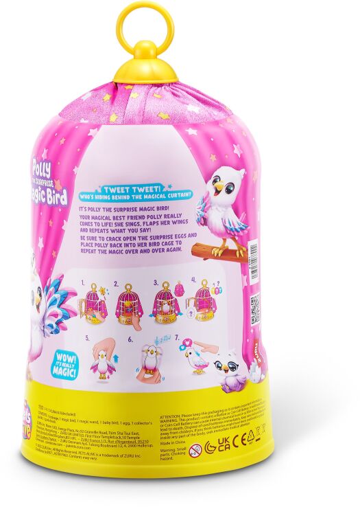 Λαμπάδα Zuru Pets Alive Magic Bird-Polly Series 1 (9561) (9)