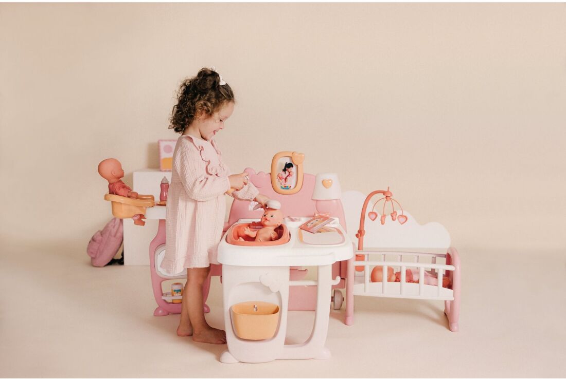 Smoby Baby Nurse Σετ Φροντίδας Μωρού Play Center (7/220394) (5)