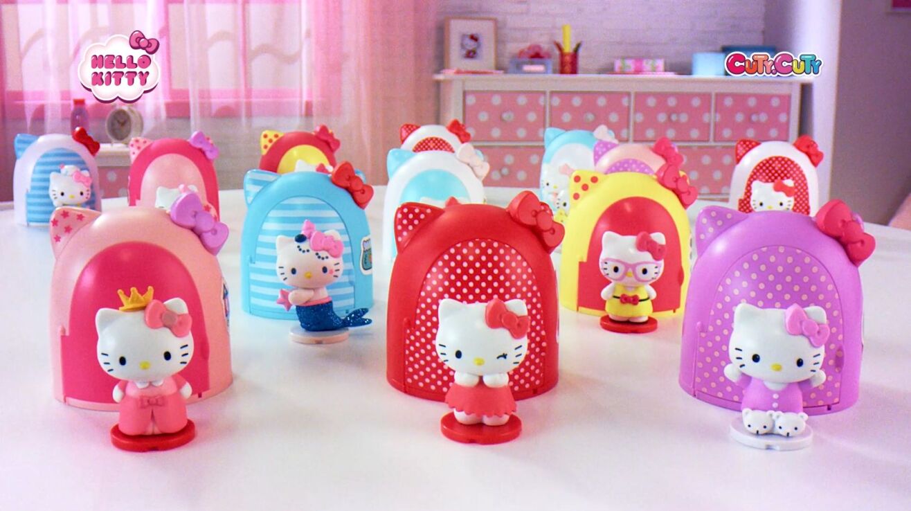 TEMA Hello Kitty Mini Φιγούρες Cuty Cuty-12 Σχέδια-1Τμχ (2/CN2020) (1)