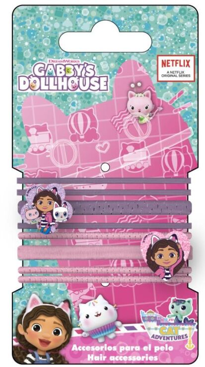 Cerda Gabby's Dollhouse Σετ Κοκκαλάκια Μαλλιών 8Τμχ (2500003450) (0)