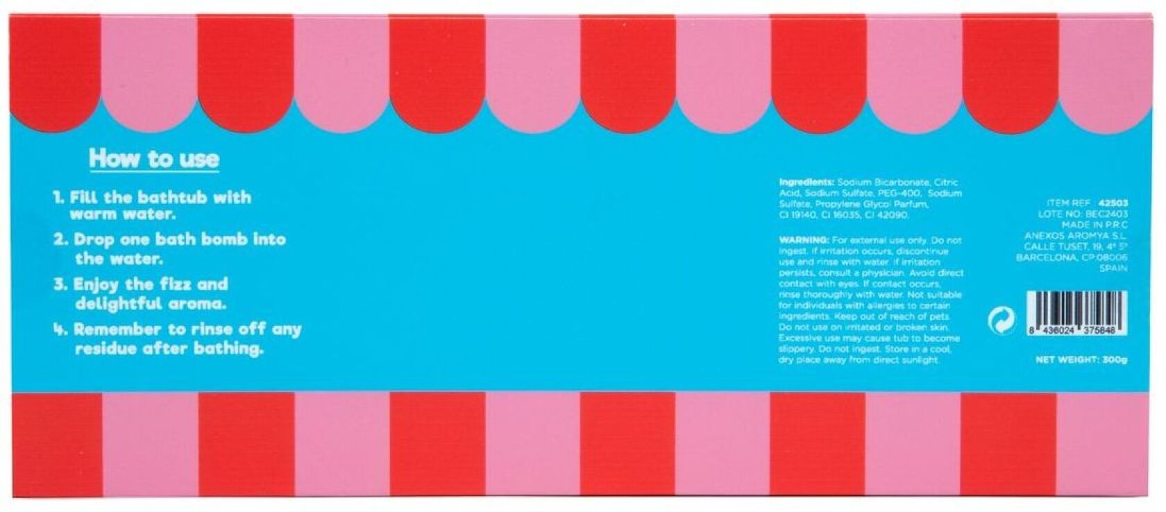 MYA Σετ Bath Bomb Macaron 5Τμχ (42503) (3)