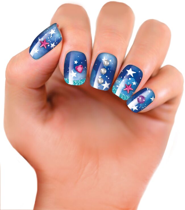 Cra-Z-Art Shimmer 'N Sparkle Sparkling Glitter Tattoos & Nails (65502) (3)