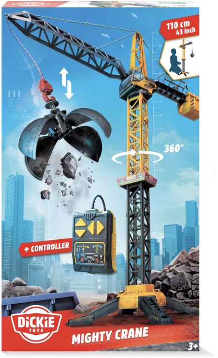 Dickie R/C Γερανός Mighty Crane 110cm (203729022) (1)
