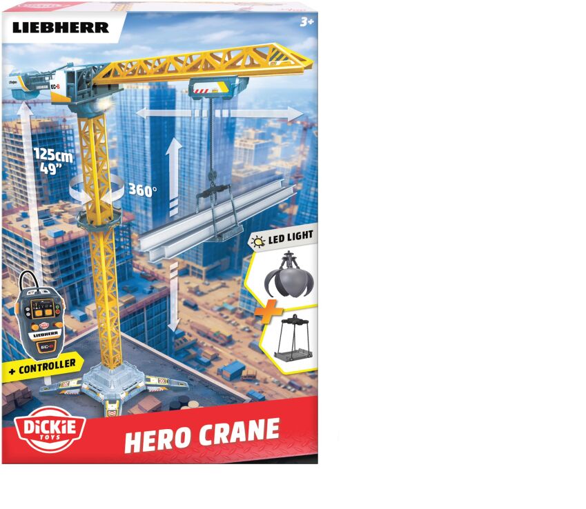 Dickie R/C Γερανός Hero Crane 125cm (203729027) (1)