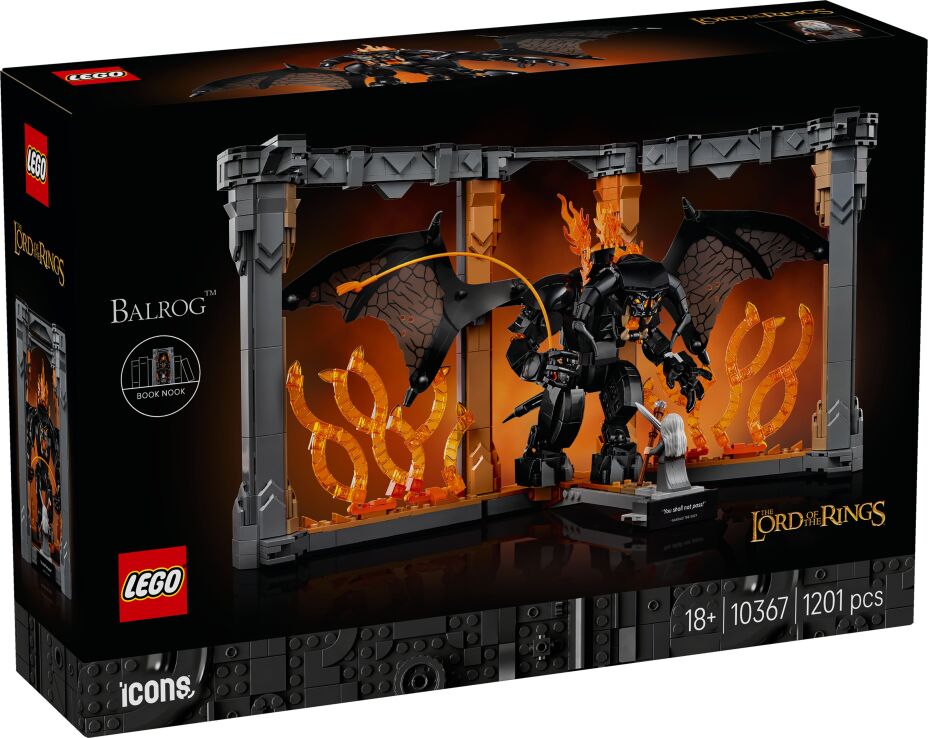 LEGO Icons The Lord Of The Rings: Balrog Book Nook (10367) (0)