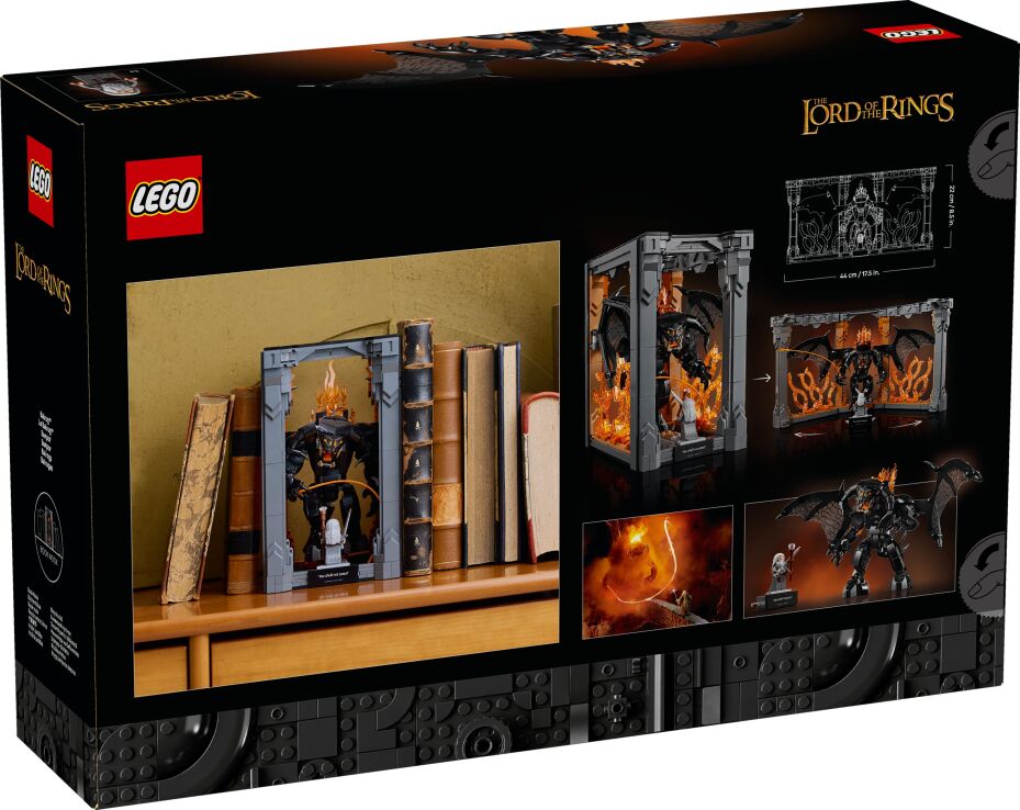 LEGO Icons The Lord Of The Rings: Balrog Book Nook (10367) (14)