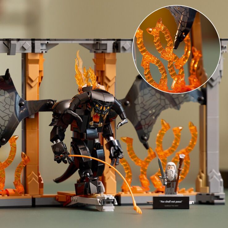LEGO Icons The Lord Of The Rings: Balrog Book Nook (10367) (3)