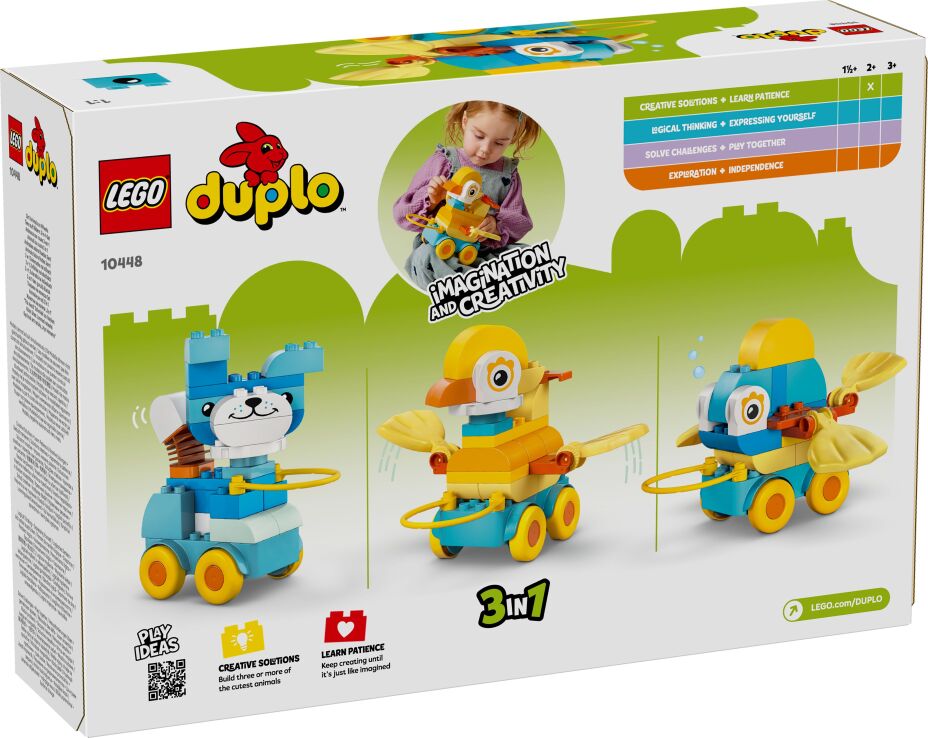 LEGO Duplo 3in1 Animals On Wheels (10448) (9)
