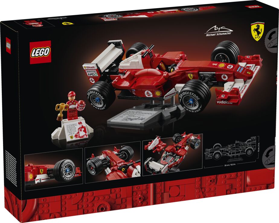 LEGO Icons Ferrari F2004 & Michael Schumacher (11375) (14)