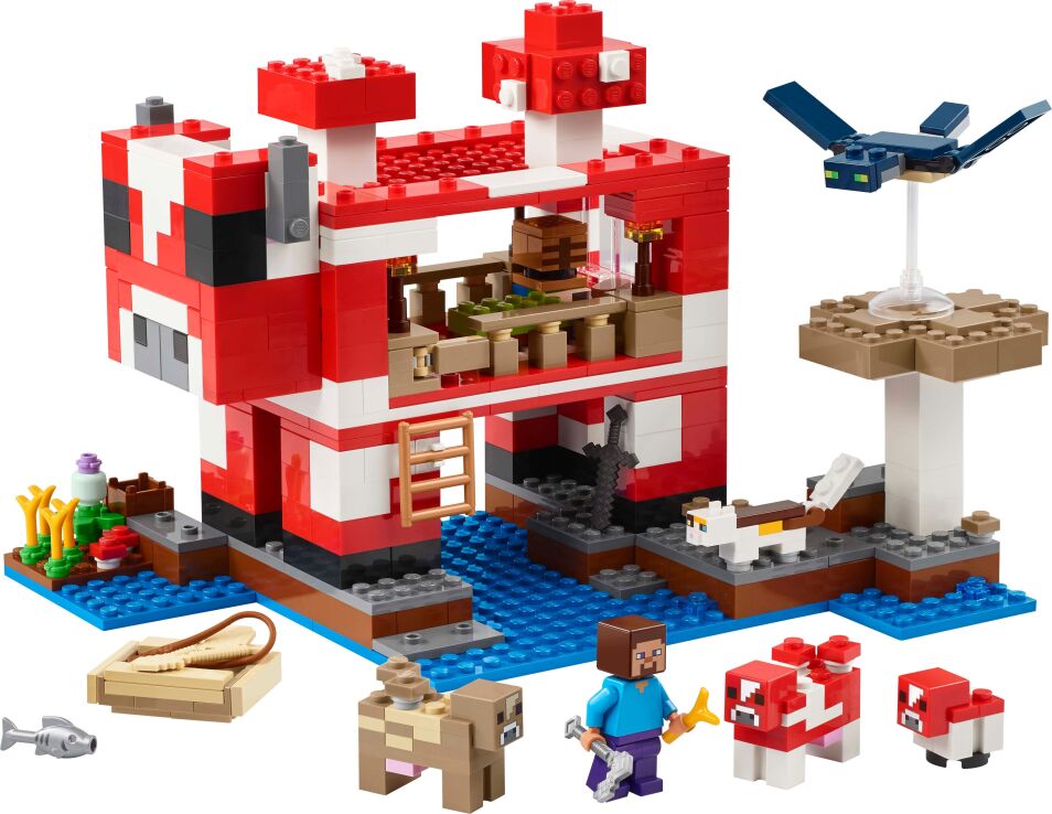 LEGO Minecraft The Mooshroom House (21270) (1)