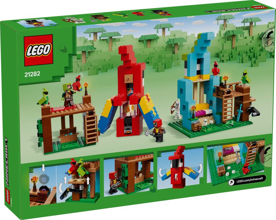 LEGO Minecraft The Parrot Houses (21282) (10)