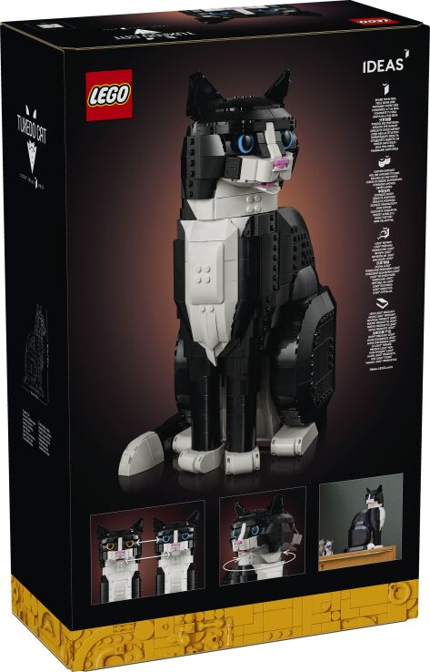 LEGO Ideas Tuxedo Cat (21349) (11)