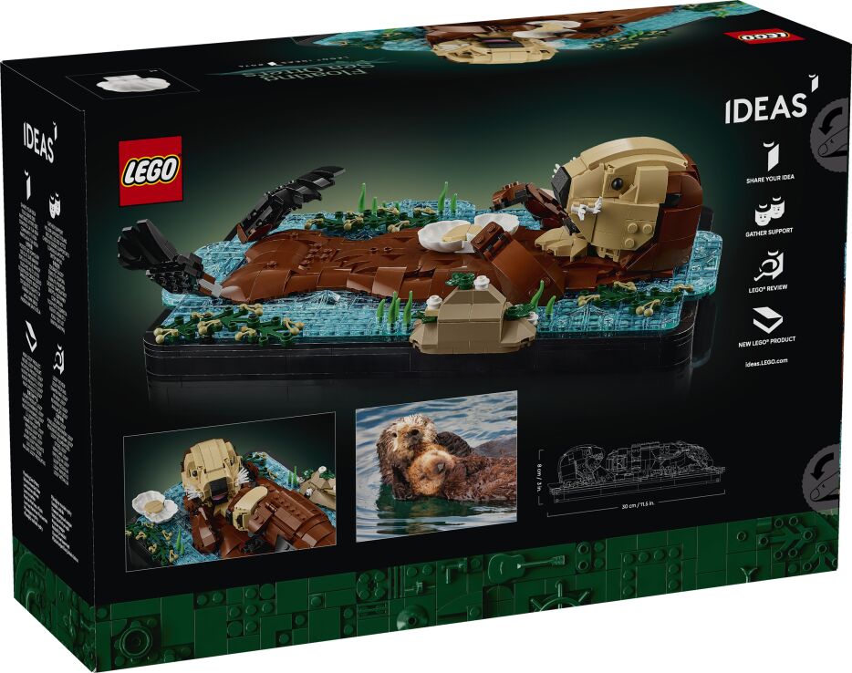 LEGO Ideas Floating Sea Otters (21366) (10)