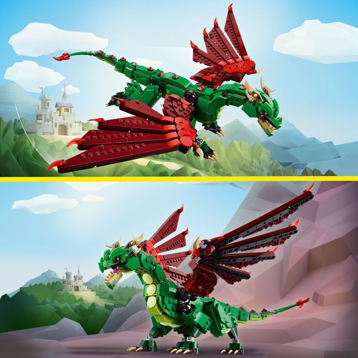 LEGO Creator 3in1 Medieval Dragon (31161) (2)