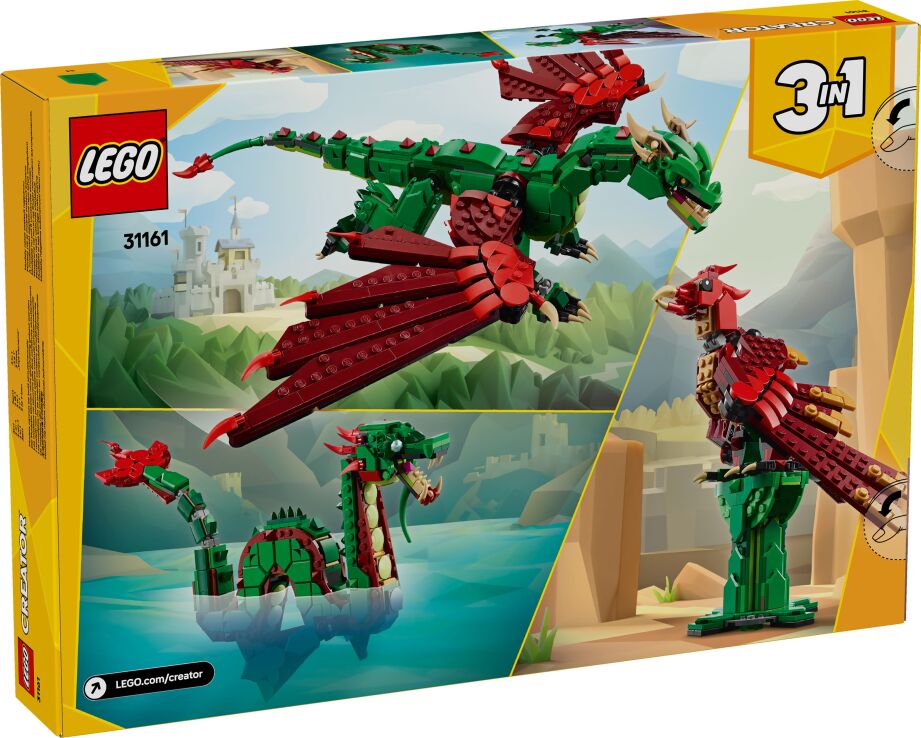 LEGO Creator 3in1 Medieval Dragon (31161) (9)