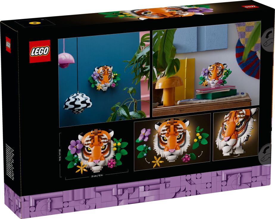 LEGO Art The Fauna Collection-Tiger (31217) (11)